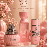 COMPRE 1 E LEVE 3 - YARA Rosé 100ml + Body Splash Yara 250ml + Creme Concentrado Yara 310g