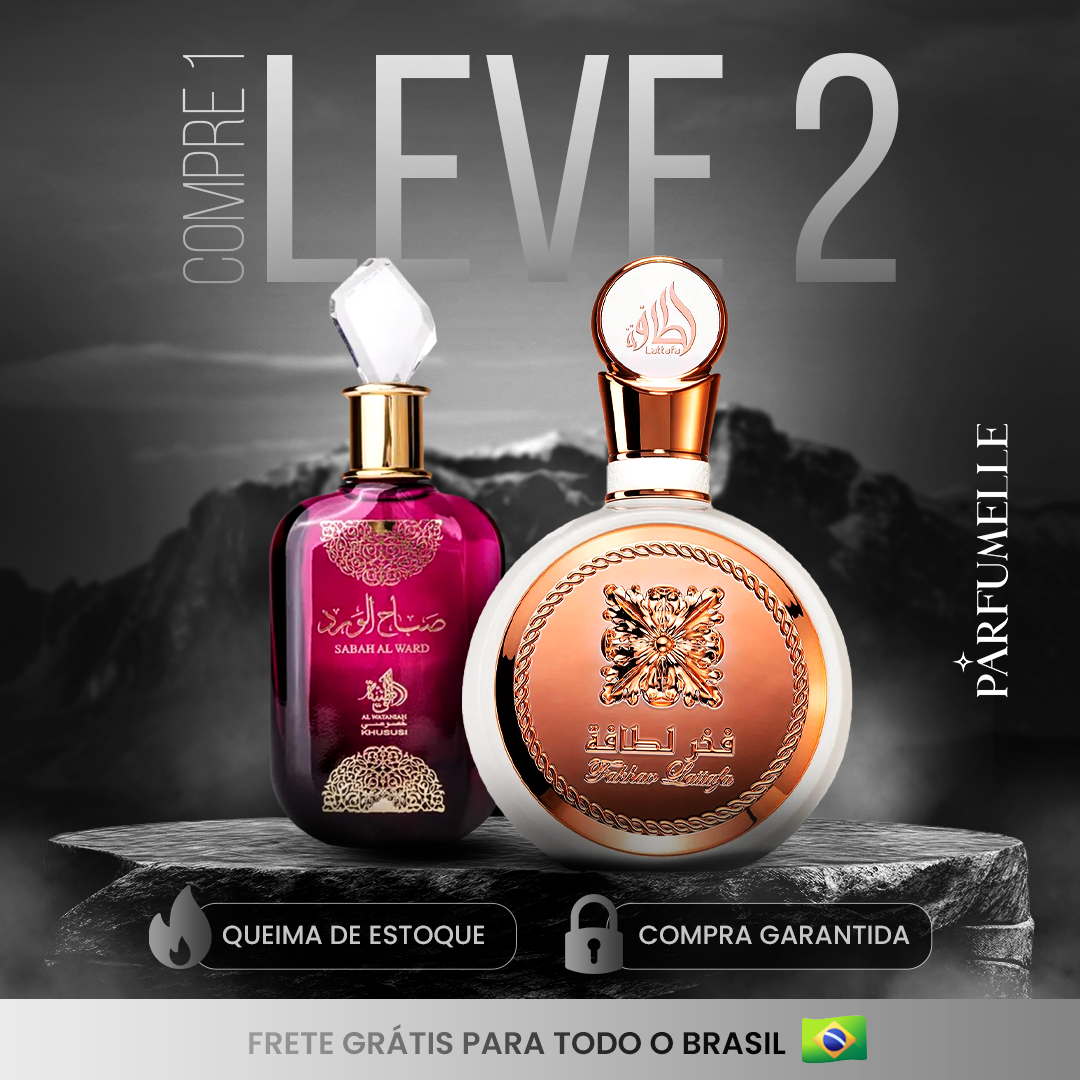 KIT FEMININO - COMPRE 1 LEVE 2 - Sabah Al Ward e Fakhar Rose - EDP  - 100ml Cada