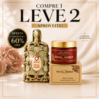 PROMOÇÃO COMPRE 1 LEVE 2 - Royal Amber 100ML + Creme hidratante Royal Amber 200gr - Queima de Estoque🔥