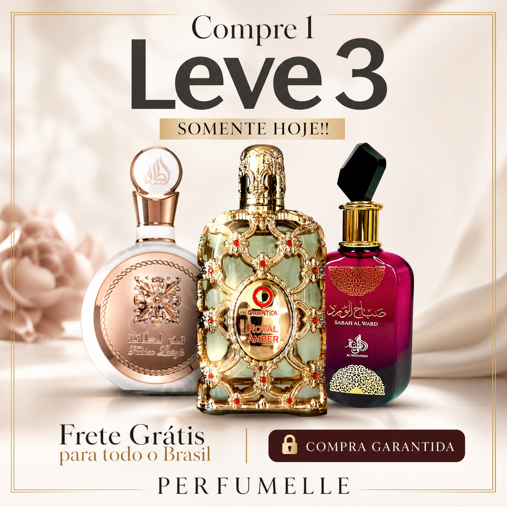 PROMOÇÃO COMPRE 1 LEVE 3 - Sabah Al Ward, Fakhar , e Royal Amber - Queima de Estoque🔥  - 100ml Cada
